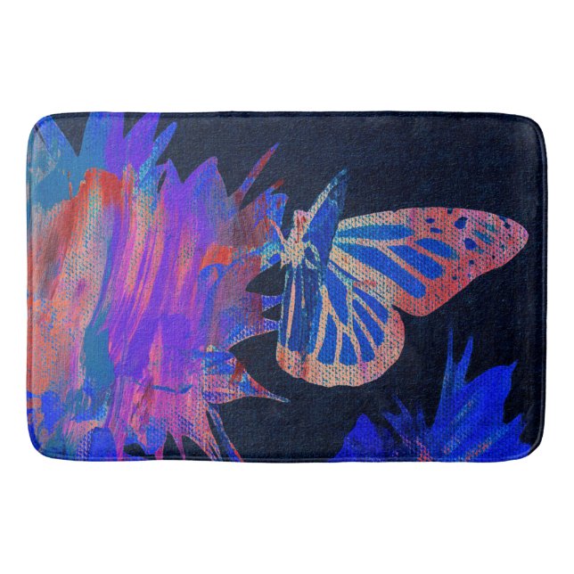 Tapis De Bain Papillon  (Devant)