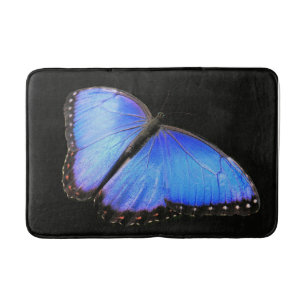 Tapis De Bain Papillon bleu Morpho Bain Mat