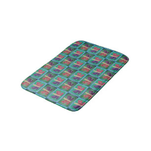 Tapis De Bain Papillon coloré Filtres Half Drop