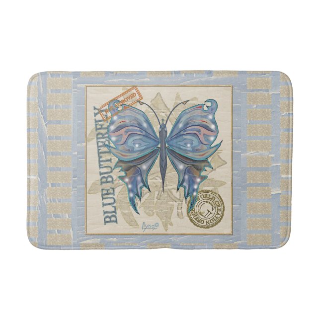 Tapis De Bain Papillon du bureau de création G (Devant)