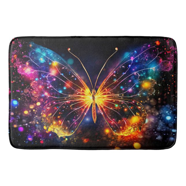 Tapis De Bain Papillon fluorescent (Devant)
