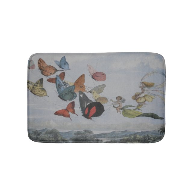 Tapis De Bain Papillons et papillons de la reine des fées (Devant)