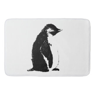 Tapis de bain parfait de pingouin
