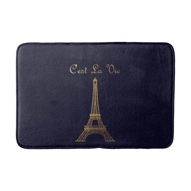 Tapis De Bain Paris : C'est La Vie (Devant)