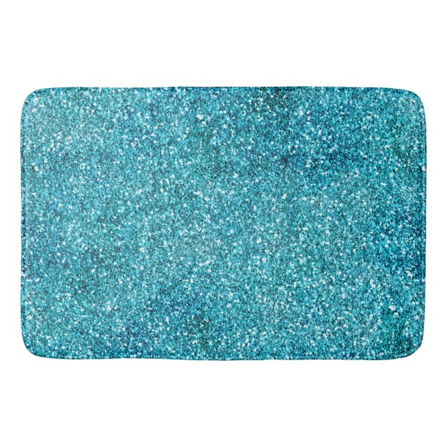 Tapis De Bain Parties scintillant Aqua Glitz (Devant)