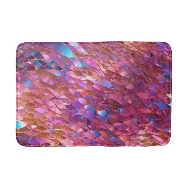 Tapis De Bain Parties scintillant Populaire Opal Holographic Col (Devant)
