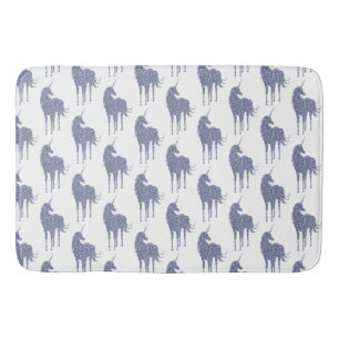 Tapis De Bain Parties scintillant Unicorne violette
