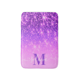 Tapis De Bain Parties scintillant violette