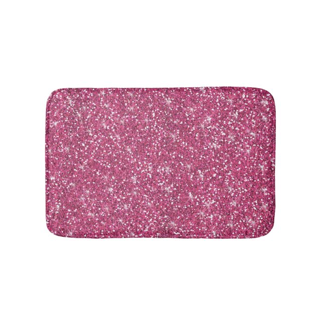 Tapis De Bain Parties scintillantes de roses indien imprimées (Devant)