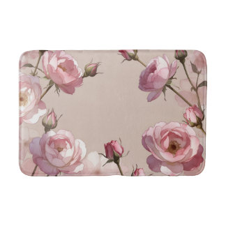 Tapis De Bain Pastel Rose Elegance Bath Mat