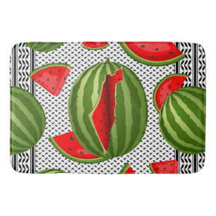 Tapis De Bain Pastèque Palestine - Slice