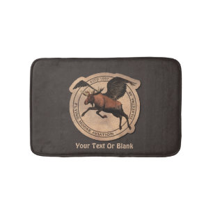 Tapis De Bain Patch Flying Moose Aviation