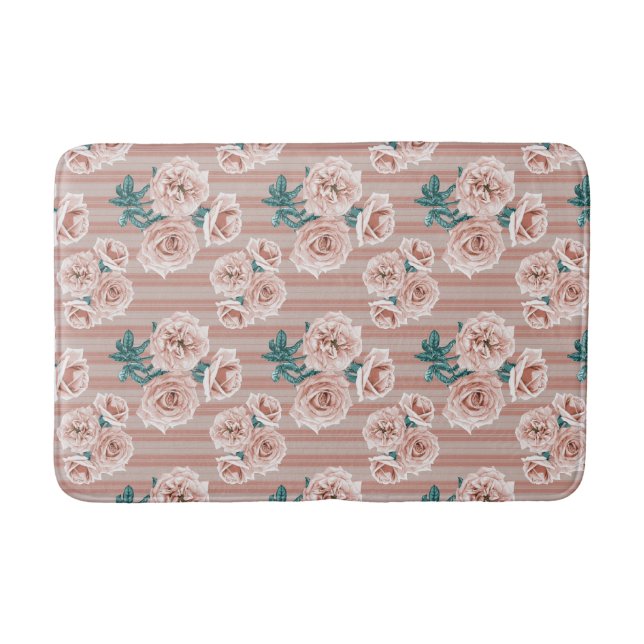 Tapis De Bain Patrimoine du jardin rose (Devant)