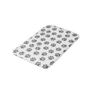 Tapis De Bain Patrouilles de Doodle, Paws de Chien, Paws Noirs