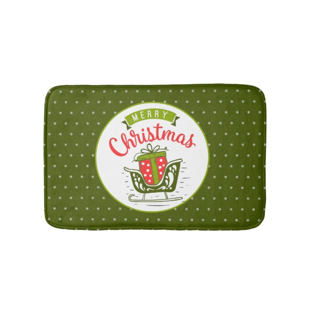 Tapis De Bain Patters de neige (Devant)