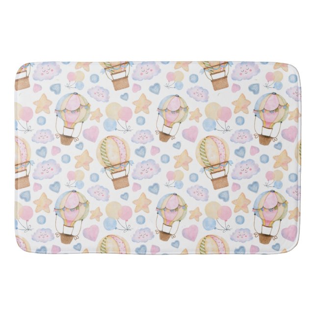 Tapis De Bain Patters de Whimsical Watercolor (Devant)