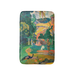 Tapis De Bain Paul Gauguin - Paysage aux paacocks / Matamoe