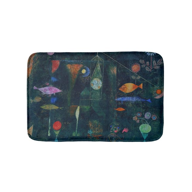 Tapis De Bain Paul Klee Fish Magic Peinture Abstraite Art graphi (Devant)