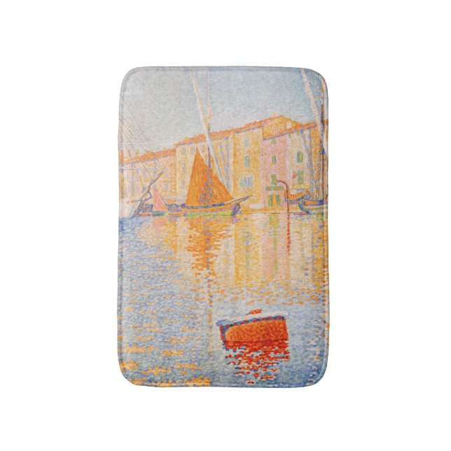 Tapis De Bain Paul Signac - La Bouée Rouge, Saint-Tropez (Devant (Vertical))