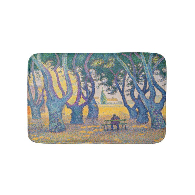 Tapis De Bain Paul Signac - Place des Lices, Saint-Tropez (Devant)