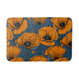 Tapis De Bain Pavot orange