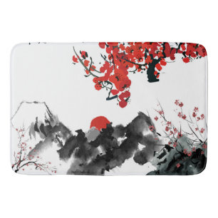 Tapis De Bain Paysage japonais Bath Mat