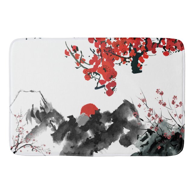 Tapis De Bain Paysage japonais Bath Mat (Devant)