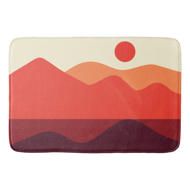 Tapis De Bain Paysage minimaliste 190821(03) Mat de bain (Devant)