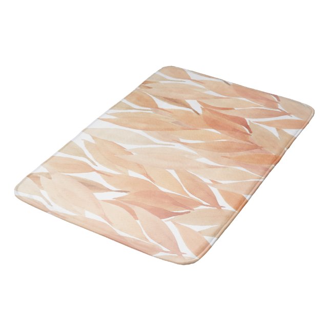 Tapis De Bain Peach Blush Folio Aquarelle tons pastel (Angle)