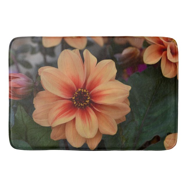 Tapis De Bain Peachy Floral Bath Mat (Devant)