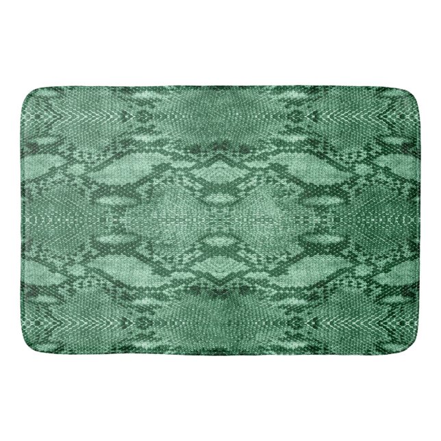 Tapis De Bain Peau de serpent vert clair (Devant)