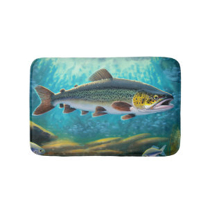 Tapis De Bain Pêche à la truite