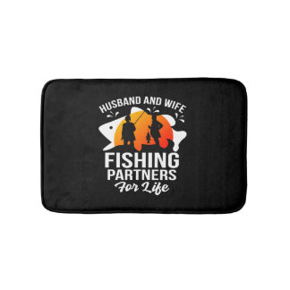 Tapis De Bain Pêche - partenaires de pêche - chemise