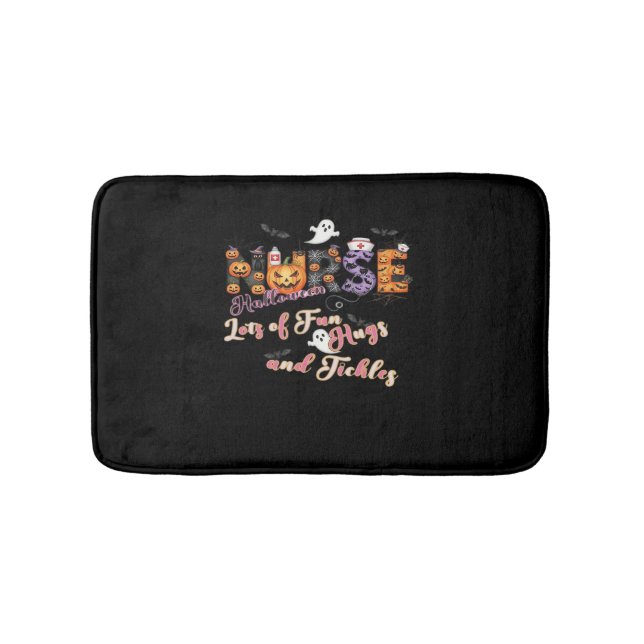 Tapis De Bain Pédiactrics Infirmière Amusement Halloween Design  (Devant)