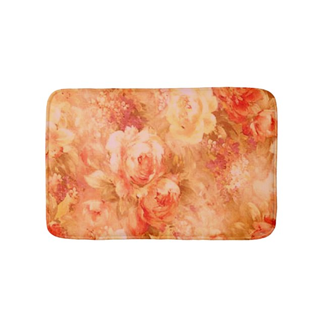 Tapis De Bain Peinture de fleurs Mat de bain (Devant)