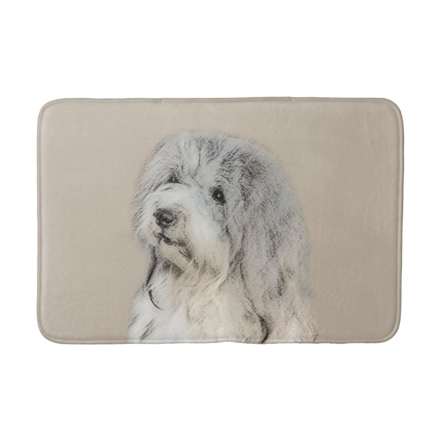 Tapis De Bain Peinture Havanaise (Gold Sable) - Art Chien origin (Devant)