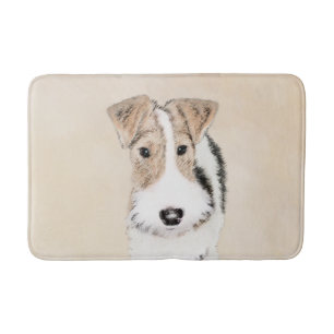 Tapis De Bain Peinture Terrier de Renard de fil - Cute Original 
