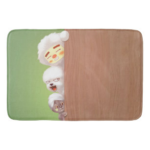 Tapis De Bain Pékin Animaux Trio