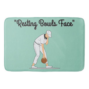 Tapis De Bain Pelouse Bowls : Repose des Bowls Face