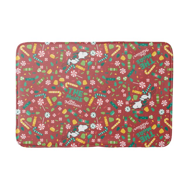 Tapis De Bain Peppermint Dreams Snoopy Candy Motif (Devant)