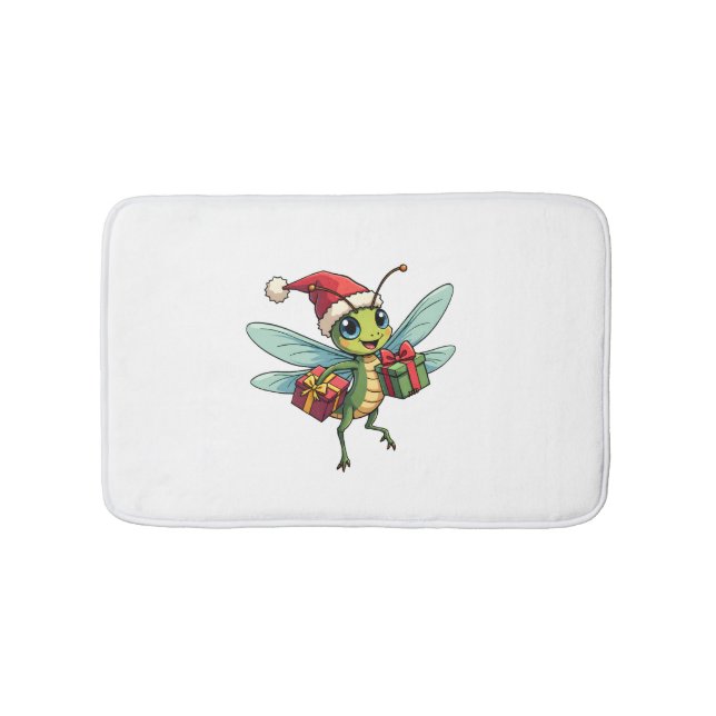 Tapis De Bain Père Noël's Dragonfly Helper (Devant)