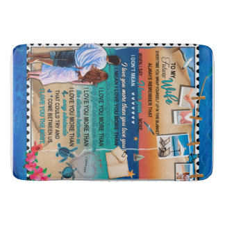 Tapis De Bain Personnalisé À Ma Future Femme Du Mari