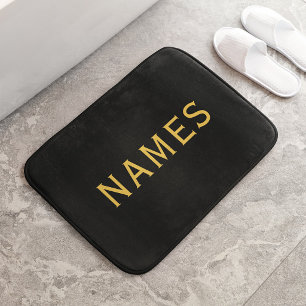 Tapis De Bain Personnalisé avec le nom de famille ou le surnom