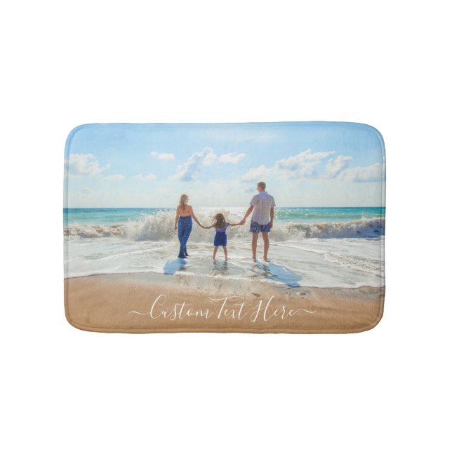 Tapis De Bain Personnaliser votre maillot de bain photo avec tex (Devant)