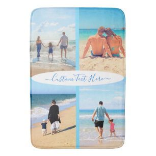 Tapis De Bain Personnalisez votre collection de photos Mat de ba