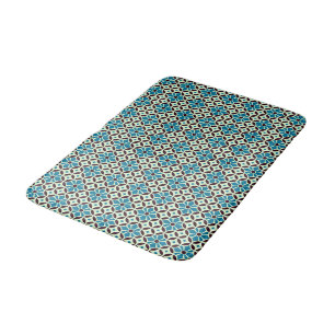 Tapis De Bain Pétales de carreaux de ciment de Barcelone avec ta