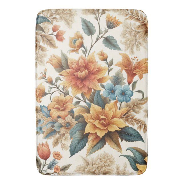 Tapis De Bain Pétales et poésie Une affaire florale (devant Vertical)
