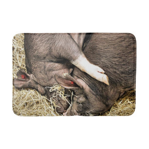 TAPIS DE BAIN PETITS PORCS MIGNONS