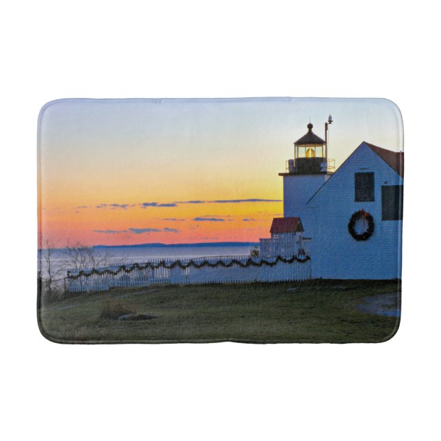 Tapis De Bain Phare de Fort Point, Maine Bath Mat (Devant)