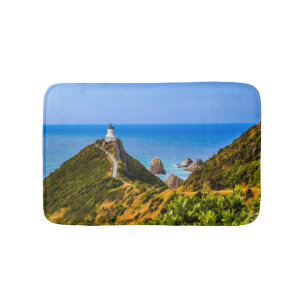 Tapis De Bain Phare de Nugget Point, Nouvelle-Zélande